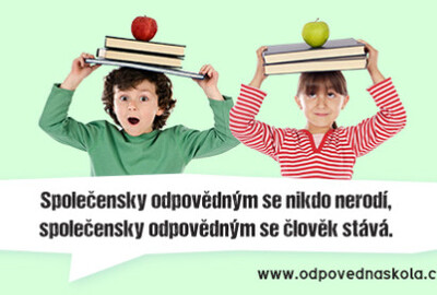 ČESKO: Projekt "Odpovědná škola" - společenská odpovědnost ve školách